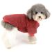 Zunea Red Winter Coat for Small Dogs | Fleece Warm Dog Sweater & Jacket for Chihuahua Cats & Puppies - XL Size (1 Pack) - Buy Online on GoSupps.com