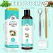 TaimeiMao Natural Coconut Oil Mouthwash with Tongue Scraper & Bamboo Toothbrush 8 Floz Mouthwash with Coconut & Peppermint Oil Mouth Freshening Oil Free from Alcohol Fights Mouth Odor Fresh Breath Teeth Blue White - Buy Online on GoSupps.com