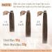 Ugeat 55cm Real Hair Tape-In Extensions - Dark Brown with Caramel Brown P4/27 - 20 Pieces 50g - Buy Online on GoSupps.com