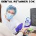 Foway Prosthesis Bathtub Container for Artificial Teeth | Magnetic Locking Case for Women | Extend Prosthesis Lifespan | Blue Mirror Case - Buy Online on GoSupps.com
