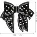 SOIMISS Large Bow Hair Clips Rhinestone Pearl Hair Pins Beads Bowknot Alligator Clips Barrette Vintage Glitter Bobby Pins for Women Girls Party Hair Accessories (Black) - Buy Online on GoSupps.com