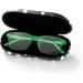 FEFI Hardcase Glasses Case - Stylish Polka Dots Design with Cleaning Cloth - International Shipping Available - Buy Online on GoSupps.com