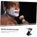 Premium Acrylic Brush Holder & Razor Stand | Universal Beard & Shaving Brush Organizer - Buy Online on GoSupps.com