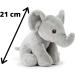 Zappi Co 100% Recycled Plush Elephant Toy (13-15cm) - Soft & Cuddly Stuffed Animal for Newborns | TikTok Featured, Realistic Design - Buy Online on GoSupps.com