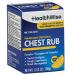 HealthWise Medicated Chest Rub | Refreshing Lemon Scent | Cough Suppressant | Relieves Nasal Congestion | Relieves Minor Aches and Pains | 3.53 oz.