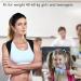 Adjustable Breathable Posture Corrector for Teens and Women | Upper Back Brace Support Straightener for 88-132 Lb | Corset Spine Support Belt for Pain Relief | Black - Buy Online on GoSupps.com