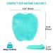 Silicone Shower Foot Scrubber Massager with Suction Cups - Green | Dead Skin Remover for Improved Circulation - 1 Pack - Buy Online on GoSupps.com