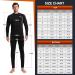 Black X-Large Thermal Underwear Set | Winter Hunting Gear Long Johns Base Layer Bottom Top | Midweight Sport Apparel - Buy Online on GoSupps.com