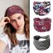 EYSL Boho Knotted Headband 3 Pack - Wide Fashion Stretch Head Wraps for Women - Twist Flower Printed Hair Band - Turban Bandana Hair Accessories - Multi-colored - Buy Online on GoSupps.com
