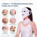 Soft Silicone Led Face Mask Face&Neck Led Light Mask Skin Care Led Face Light Therapy Mask Red Light Therapy Mask Anti-Anging Rejuvenation Firming Smooth Wrinkle Skin Brighten Home & Salon Use Upgrade White - Buy Online on GoSupps.com