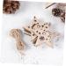 Zerodeko 10 Pcs Wood Crafts Wood Disc Ornaments Christmas Hanging Plaque Car Decorations Embellishments Christmas Decorations Natural Wood Slices Platinum Bamboo Christmas Tree - Buy Online on GoSupps.com