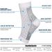 3 Pairs HushSocks Compression Neuropathy Socks | Soothe Neuropathy Pain | Anti-Fatigue Foot Sleeve Support (Black L/XL) - Buy Online on GoSupps.com