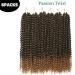Buy Passion Twist Hair - 18 Inch Faux Locs Crochet Extensions | T27 & T1B-27# | 6 Packs Economy Bundle for International Shipping - Buy Online on GoSupps.com