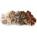 JOYOYO 6 Pcs Velvet Scrunchies for Women - Khaki Series Hair Scrunchies Set - Buy Online on GoSupps.com