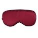 Soft Silk Sleeping Eye Mask Cover Eyeshade (Burgundy)
