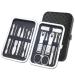 Trimming nail clippers cutting pliers set single nail groove pedicure nail irritated dead skin pliers tool household tool 13pieceblack