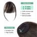 Real Human Hair Clip-in Wispy Bangs with Temples - Brown/Black | Air Bangs Hairpiece for Women - Buy Online on GoSupps.com