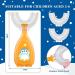 U Shaped Kids Toothbrushes 2 Pcs - Soft Baby Toothbrush for Age 2-6 - 360 Degree Toddler Toothbrush with Silicone Brush Heads - Buy Online on GoSupps.com