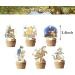 25Packs Pooh Bear Cake Toppers Cupcake Toppers Girl Winnie Bear Birthday Party Decoration Cake Decorations for Pooh Bear party Supplies - Buy Online on GoSupps.com