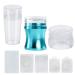 Airsmall 8 pieces transparent nail stamp Mrs. Nail Art Stamper with scratch nails nails stamp stencil silicone stammer stamping diy manicure nail decoration