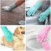 YUANstore Dishwashing Cleaning Gloves Silicone Rubber Sponge Glove Household Scrubber Kitchen Clean Tools Dropshipping Kitchen - Buy Online on GoSupps.com