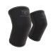 Elbow Sleeves 5mm (1 Pair) - High Performance Elbow Sleeve Support for Weightlifting, Weight Training & Powerlifting - Best Compression Straps - for Men and Women (Large, Black/Black) Large Black/Black