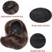 Hepburn Updo Hairpiece Scrunchie - Medium Brown | Wavy Bridal Chignon Wig Extension - Buy Online on GoSupps.com