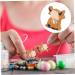 SEWACC 30 Pcs Highland Animal Silicone Beads - Light Brown Baby Toy - Buy Online on GoSupps.com