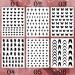 French Smile Design Nail Art Decorations DIY Manicure Love Heart Hollow Nail Sticker Template(05) Style 05 - Buy Online on GoSupps.com