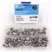 Seloky 75 Sets Silvery Chicago Screws Assorted Kit - 1/4, 3/8, 1/2 Inches - Metal Accessories for DIY Leather Decoration and Bookbinding - 150 Pieces - Buy Online on GoSupps.com