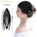 RC Roche 6-Piece French Curved Hair Clips for Women & Girls - High-Quality Non-Slip Hair Clamps - Small Black Hair Accessories - Buy Online on GoSupps.com