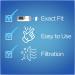 Resplabs CPAP Filters for ResMed AirSense 11 Machine - 60 Pack - Buy Online on GoSupps.com
