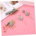 2 Set Hairpin Rhinestone Headpiece Wedding Hair Clips for Brides Blue Hair Accessories Bridal Hair Clip Pearl Wedding Hair Accessories Hair Pins Wedding Dress Zinc Alloy Miss Fork - Buy Online on GoSupps.com