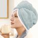 Shop Coral Fleece Quick Drying Hair Towel | Soft & Absorbent Unisex Hair Wrap for Skincare Makeup & Spa - International Shipping - Buy Online on GoSupps.com