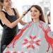 Waterproof Barber Cape - Geometric Reindeer & Cheetah Haircut Bib for Men & Women | Unisex Hair Cutting Cape - Buy Online on GoSupps.com