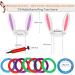 Easter Inflatable Bunny Ring Toss Game - 2 Sets, 8 Rings, Pump Included - Indoor & Outdoor Kids Party Game - Buy Online on GoSupps.com