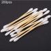 200pcs Double Head Cotton Swabs - Eco-Friendly Wooden Sticks for Cleaning | International Shipping Available - Buy Online on GoSupps.com