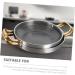 Housoutil Stainless Cookware Stainless Steel Cookware Seafood Frying Pan Crayfish Frying Pan Stainless Steel Skillet Household Skillet Fry Pan Commercial Amphora Cooking Utensils Rice Cooker 39x26cm As Shown - Buy Online on GoSupps.com