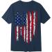 Men's 4th of July USA Flag Graphic Tee - Funny Independence Day Shirt | Navy X-Large - Buy Online on GoSupps.com