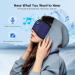 Musicozy Bluetooth Sleep Headphones - Upgraded V5.3, Adjustable & Comfortable Eye Mask for Side Sleepers - Navy - Buy Online on GoSupps.com