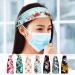 SHUNMEILO 7pcs Buttoned Mask Headbands for Women and Teen Girls - Floral Turban Yoga Head Wraps - Buy Online on GoSupps.com