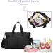 ROYAL FAIR Nappy Changing Bags Baby Changing Bag For Mom And Dad Portable Messenger Tote Bag with Pram Clips Maternity Diaper Bag Travel Tote Bag (Black Medium) 40x28 x12.8 CM Black - Buy Online on GoSupps.com