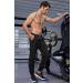 Uni Clau Men's Fashion Cargo Jogger Pants Black - Small | Athletic Chino Trousers Sweatpants - Buy Online on GoSupps.com