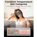Silk Cordless Heated Eye Mask - Washable Sleep Mask & Electric Eye Heating Pad for Blepharitis Sinus Relief - Perfect Gift for Men & Women - Buy Online on GoSupps.com