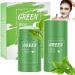 Waymaytecy 2 Pieces Mask Clay Stick Green Tea Cleanse Mask Mask Stick Moisturizing Care Skin Green Pore Stick Beauty Cleansing Care for All Skin Types of Men and Women