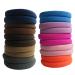 Thick Hair Ties  BETITETO 20 Pieces Seamless Ponytail Holders Scrunchies Women Cotton Stretch Hair Elastics for Thick Heavy or Curly Hair (Upgrade Multicolor)
