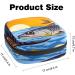 Shop Multicolored Storage Bags for Women's Essentials - Bandages Tampons & More | Portable Bags with Sunset & Beach Waves Design - Buy Online on GoSupps.com
