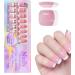 Manicure Press on Nails for Home | -Adhesive Trendy False Nails with White French Tips | False Nails Accessories for Dating Gathering Wedding Home Traveling Pochy 03 - Buy Online on GoSupps.com