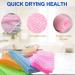 DYKL 4 Pack Japanese Nylon Exfoliating Washcloth and Back Scrubber - Deep Cleansing and Pore Protection - Buy Online on GoSupps.com