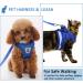 LABOTA Cat Harness and Leash Set - Escape Proof Adjustable Vest for Walking - Blue - S (Chest 11-13) - Buy Online on GoSupps.com